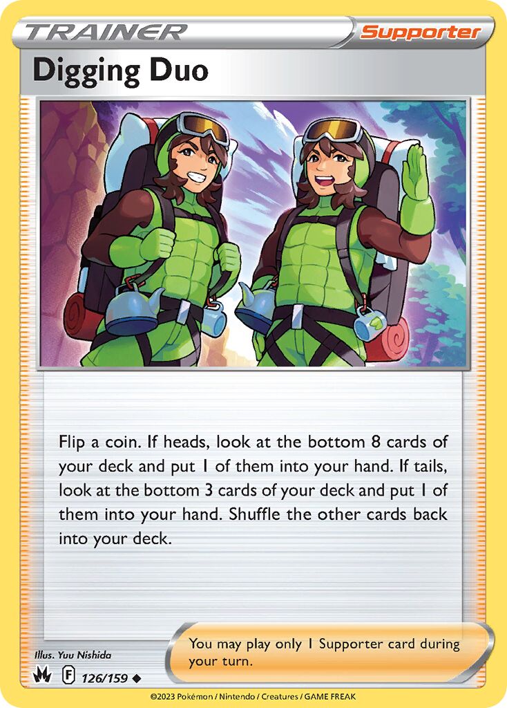 Digging Duo 126/230 — Crown Zenith (English Pokémon TCG card)