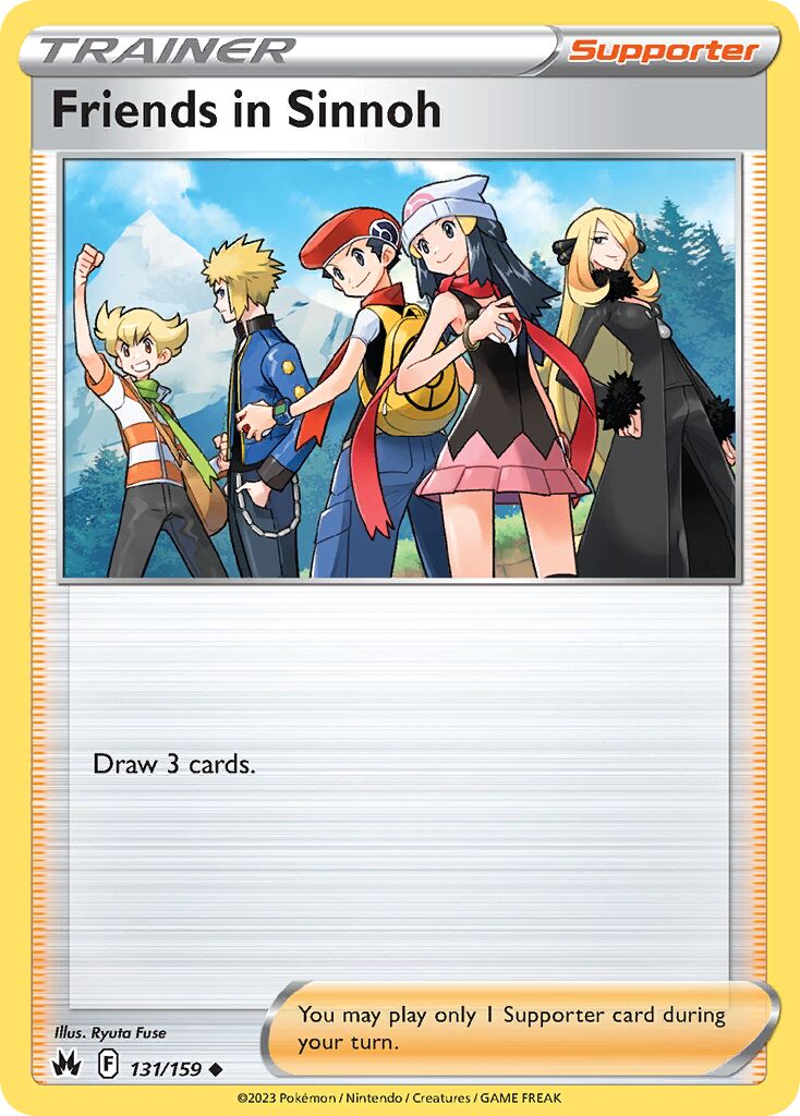 Friends in Sinnoh 131/230 — Crown Zenith (English Pokémon TCG card)