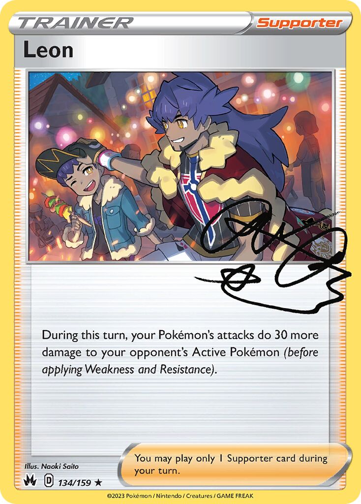 Leon 134/230 — Crown Zenith (English Pokémon TCG card)