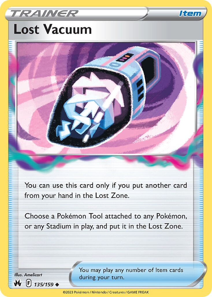 Lost Vacuum 135/230 — Crown Zenith (English Pokémon TCG card)