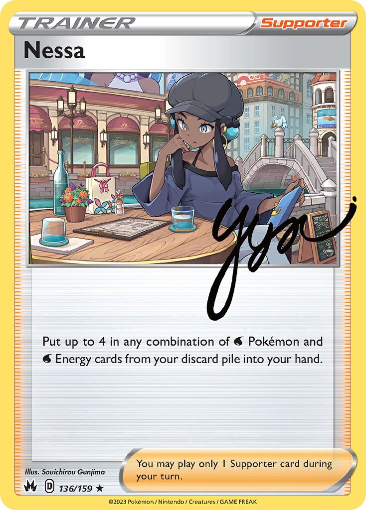 Nessa 136/230 — Crown Zenith (English Pokémon TCG card)