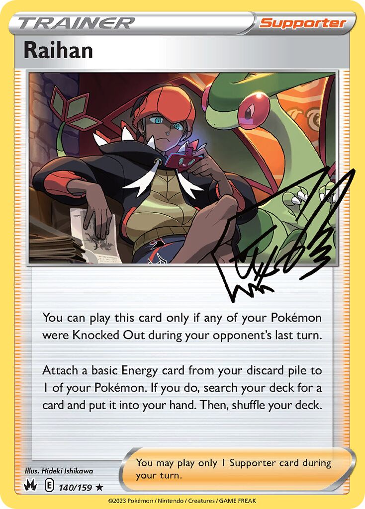 Raihan 140/230 — Crown Zenith (English Pokémon TCG card)