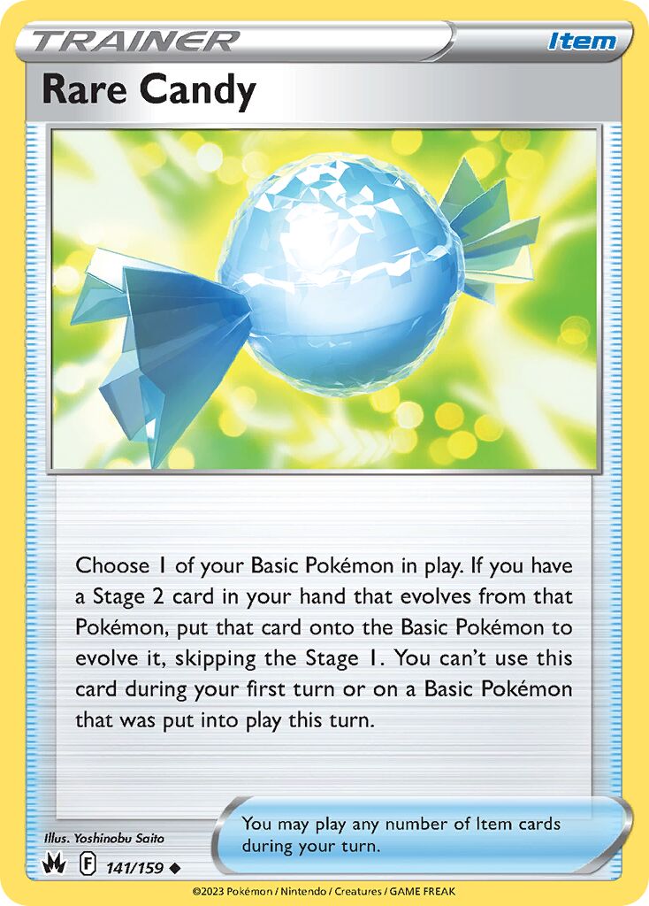 Rare Candy 141/230 — Crown Zenith (English Pokémon TCG card)