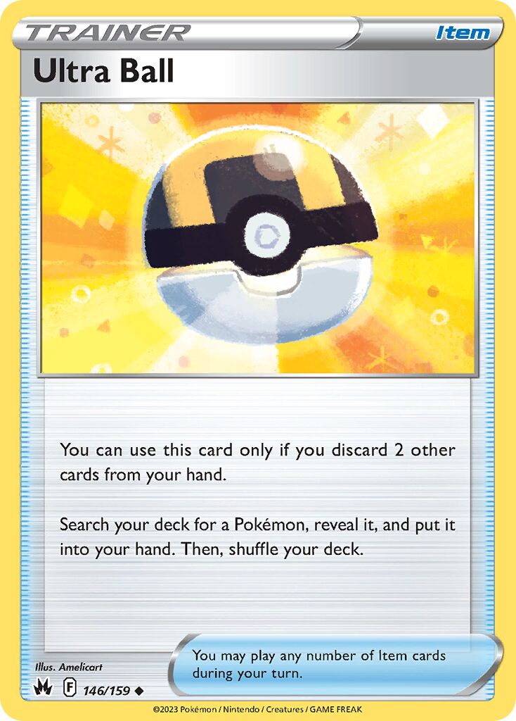 Ultra Ball 146/230 — Crown Zenith (English Pokémon TCG card)