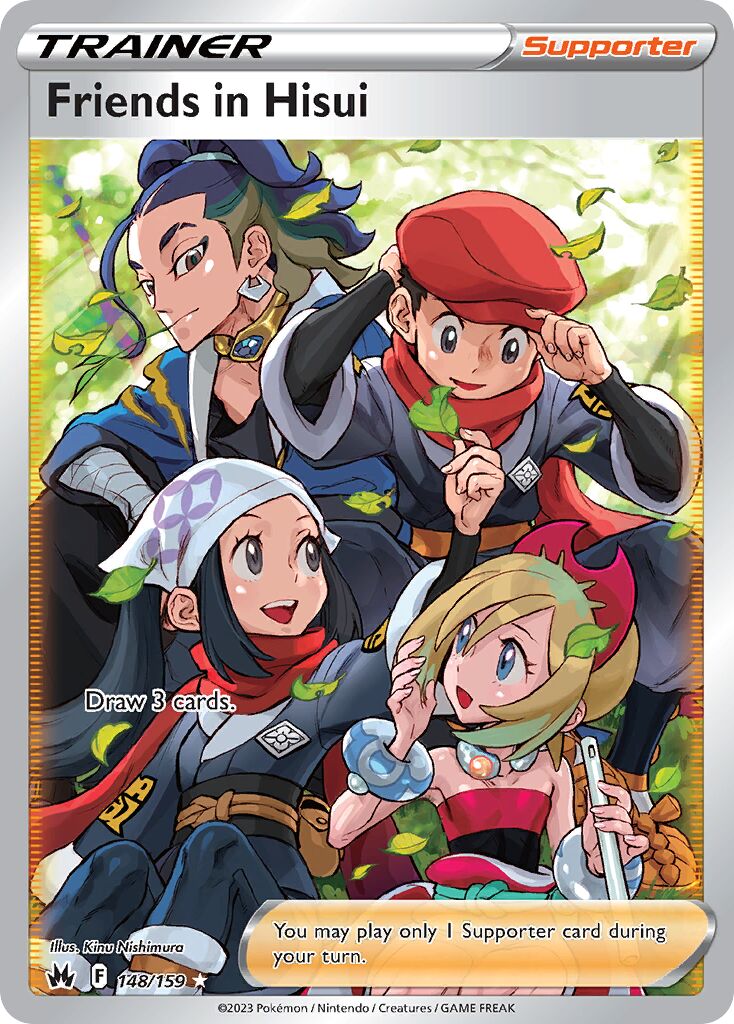 Friends in Hisui 148/230 — Crown Zenith (English Pokémon TCG card)