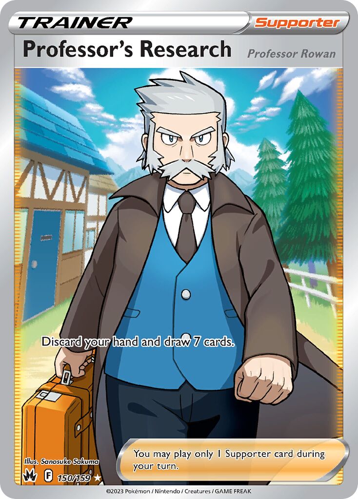 Professor's Research 150/230 — Crown Zenith (English Pokémon TCG card)