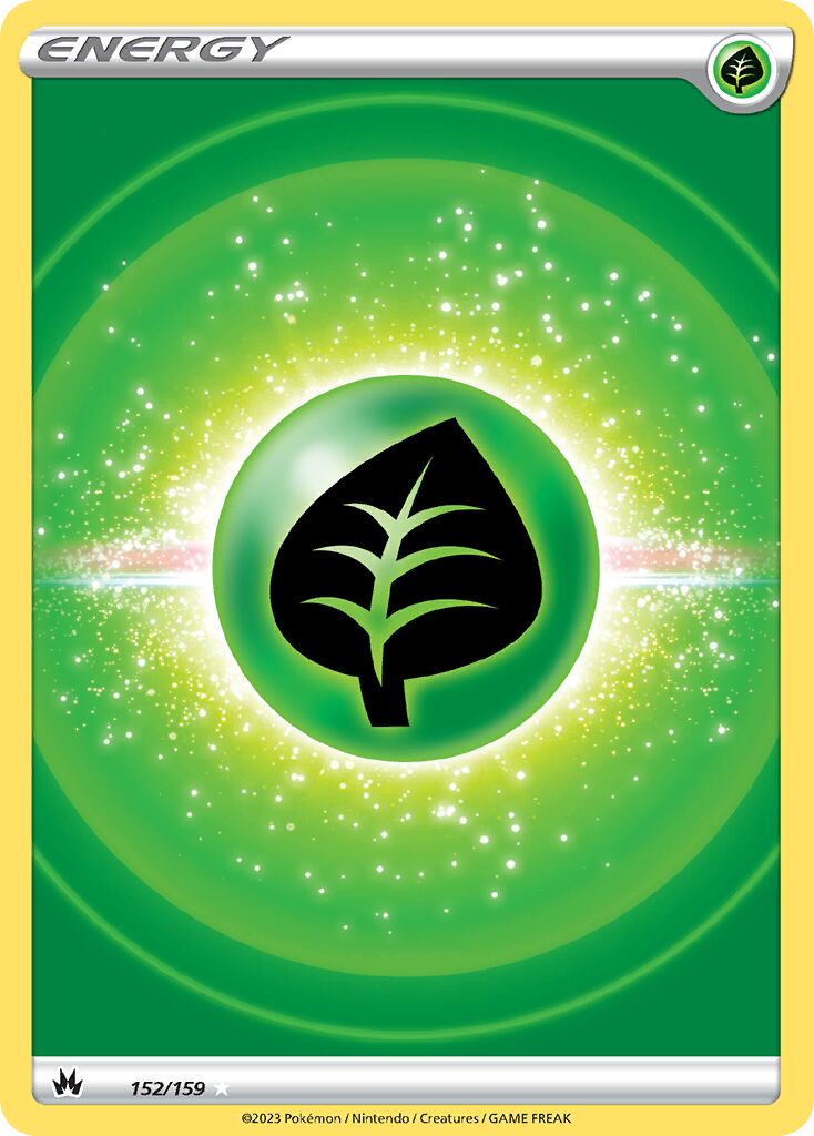 Grass Energy 152/230 — Crown Zenith (English Pokémon TCG card)