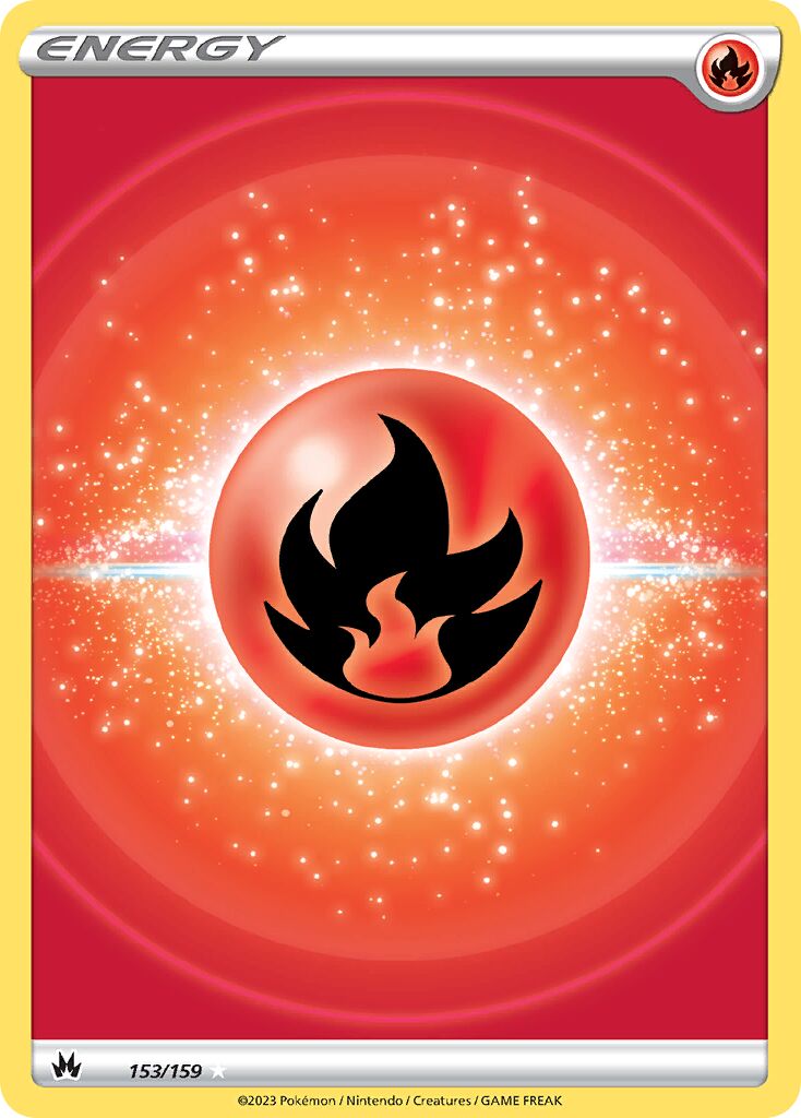 Fire Energy 153/230 — Crown Zenith (English Pokémon TCG card)