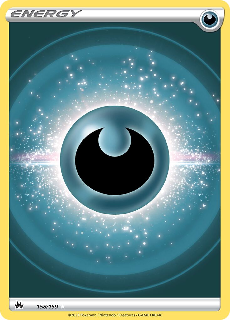 Darkness Energy 158/230 — Crown Zenith (English Pokémon TCG card)
