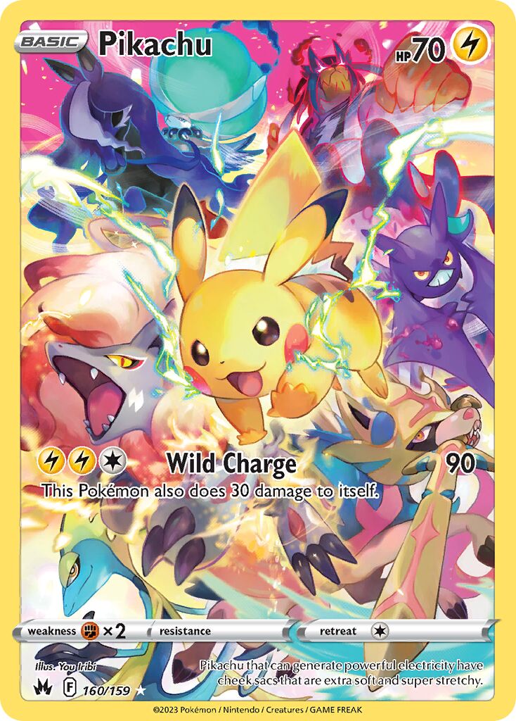 Pikachu 160/230 — Crown Zenith (English Pokémon TCG card)