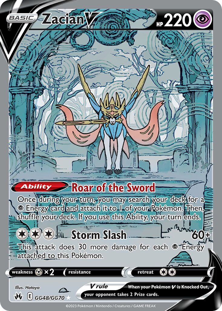 Zacian V 048/230 — Crown Zenith (English Pokémon TCG card)