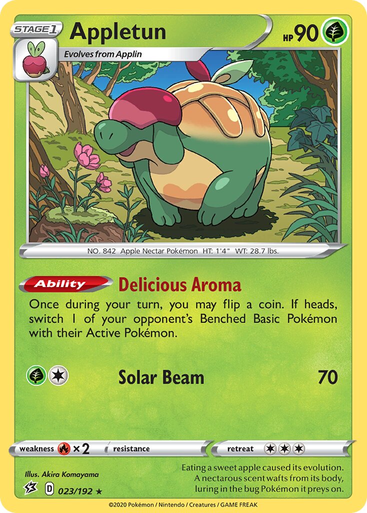 Appletun 023/192 — Rebel Clash (English Pokémon TCG card)