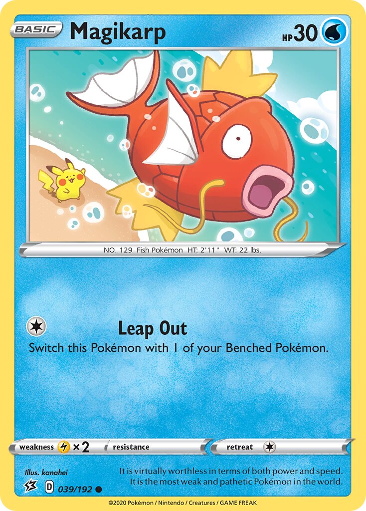 Magikarp 039/192 — Rebel Clash (English Pokémon TCG card)