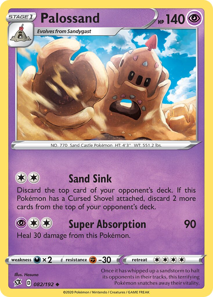 Palossand 082/192 — Rebel Clash (English Pokémon TCG card)