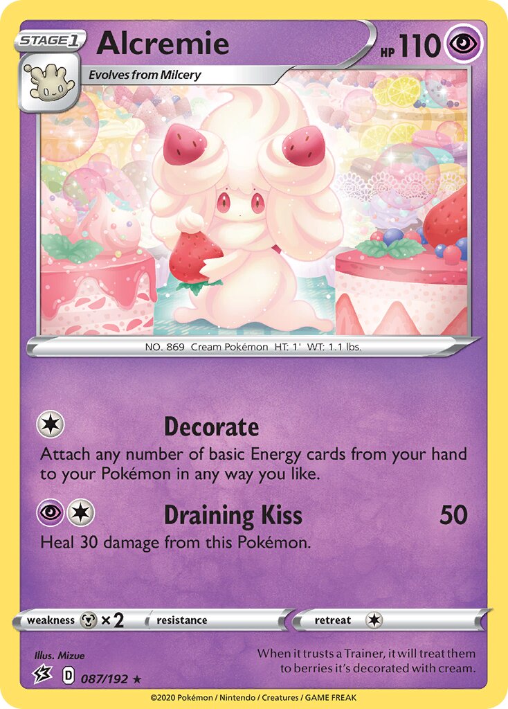 Alcremie 087/192 — Rebel Clash (English Pokémon TCG card)