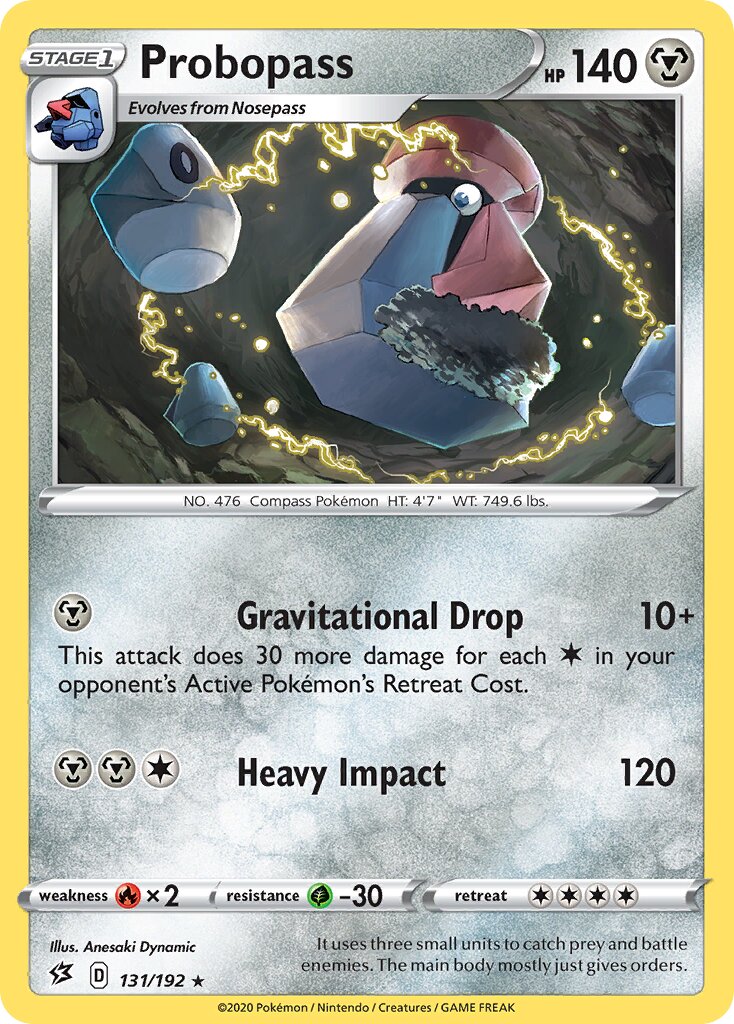 Probopass 131/192 — Rebel Clash (English Pokémon TCG card)