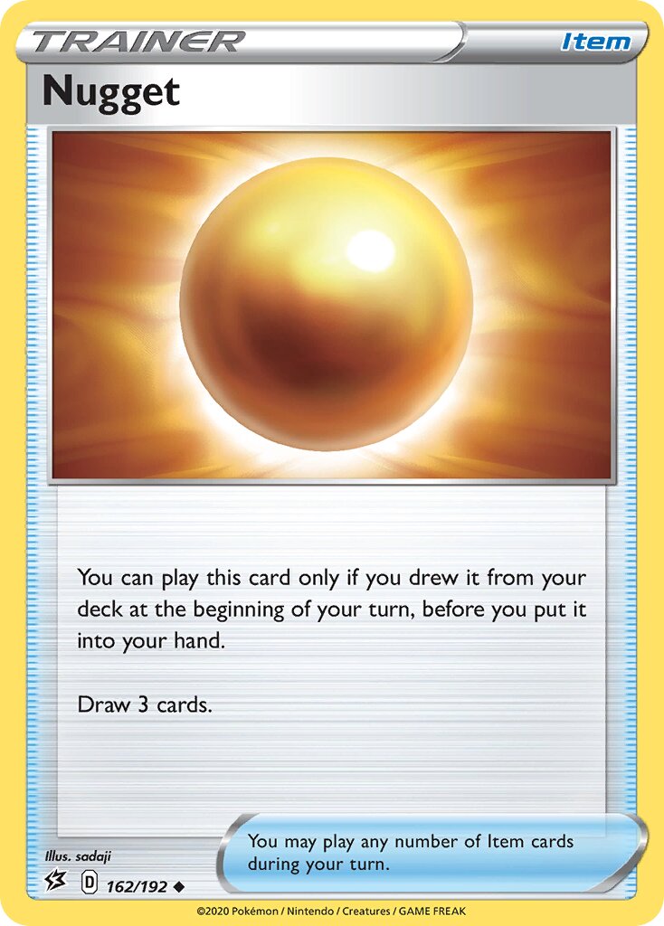 Nugget 162/192 — Rebel Clash (English Pokémon TCG card)