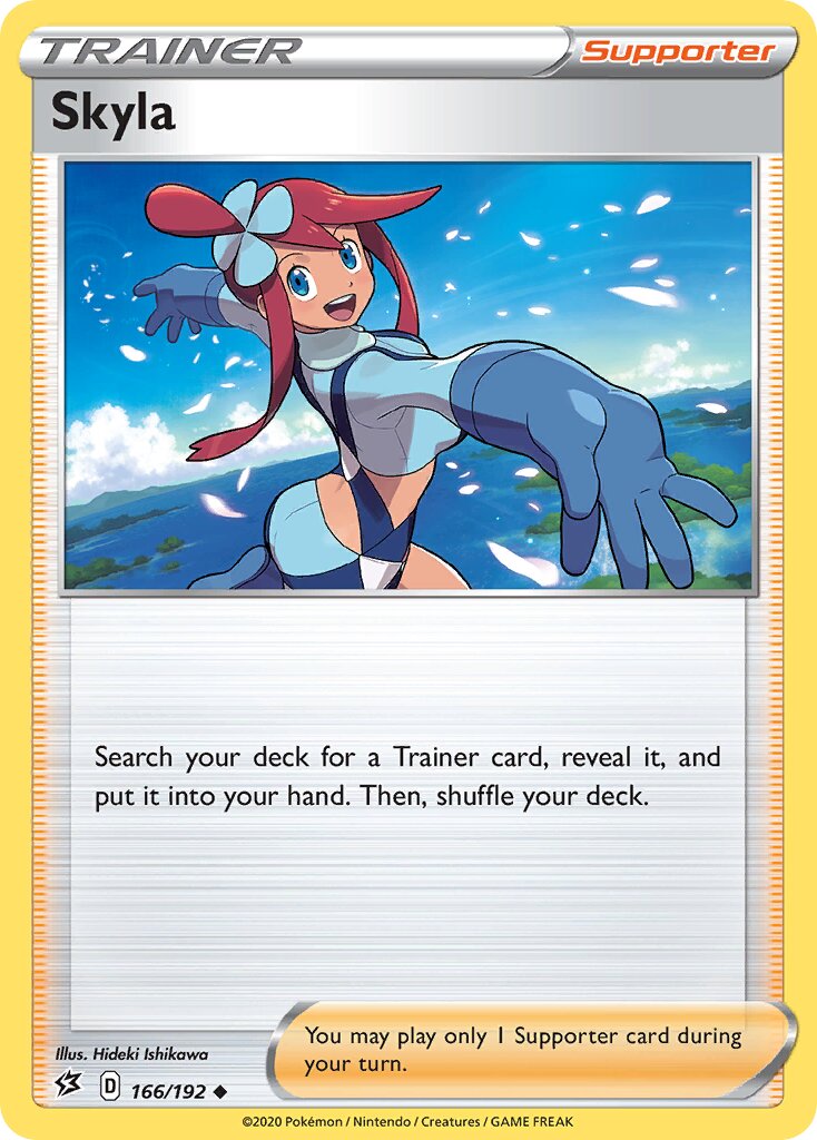 Skyla 166/192 — Rebel Clash (English Pokémon TCG card)