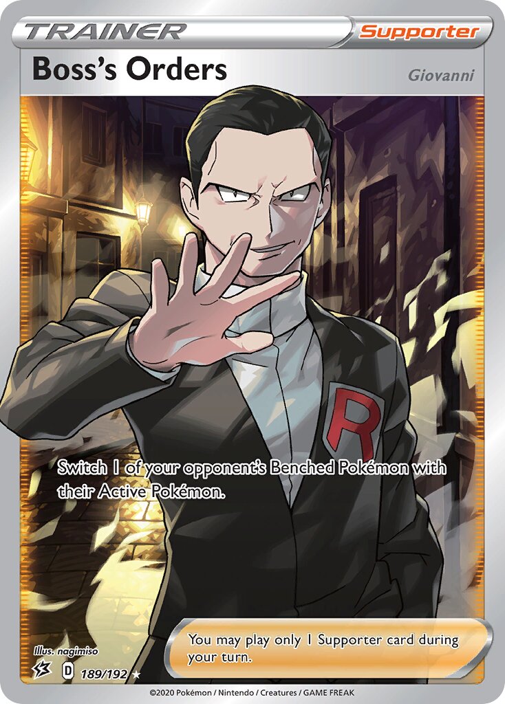 Boss's Orders 189/192 — Rebel Clash (English Pokémon TCG card)