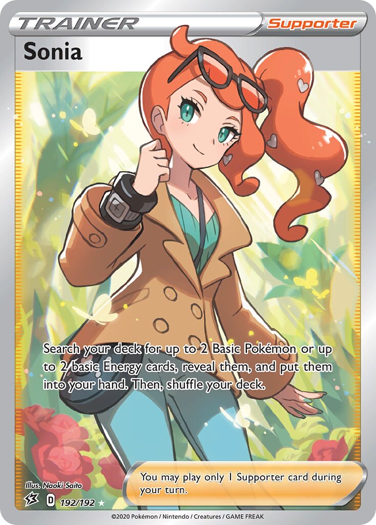 Sonia 192/192 — Rebel Clash (English Pokémon TCG card)