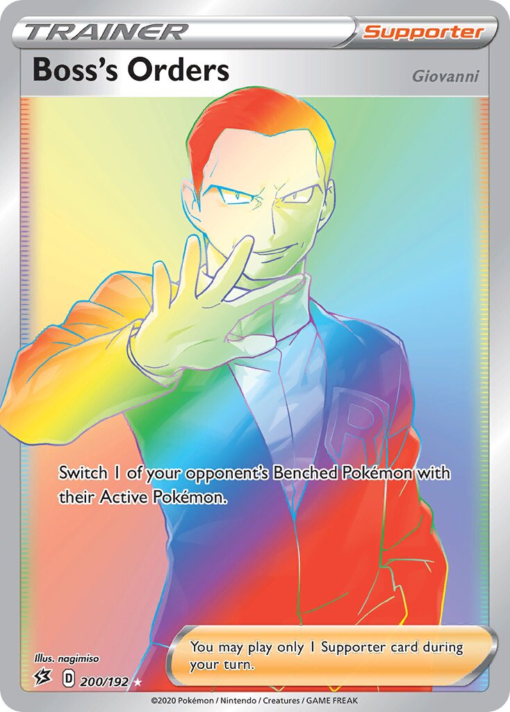 Boss's Orders 200/192 — Rebel Clash (English Pokémon TCG card)