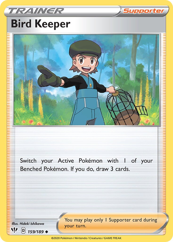 Bird Keeper 159/189 — Darkness Ablaze (English Pokémon TCG card)