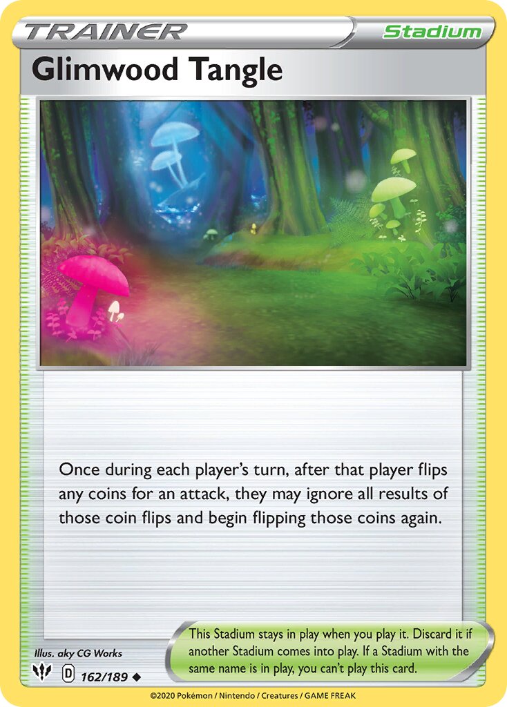 Glimwood Tangle 162/189 — Darkness Ablaze (English Pokémon TCG card)