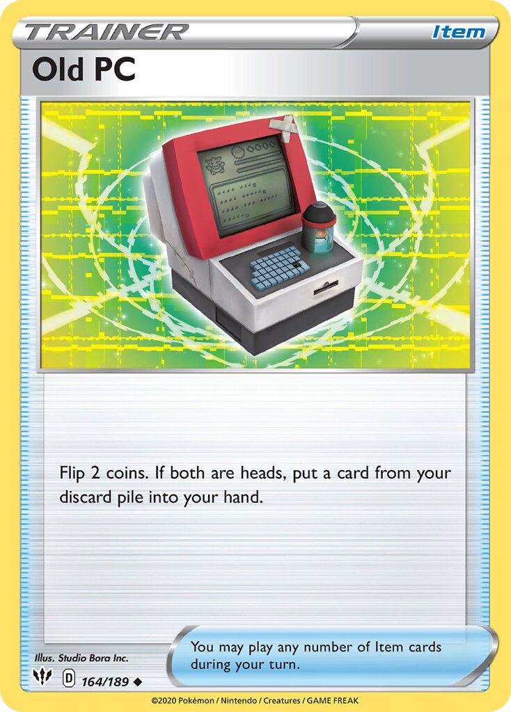 Old PC 164/189 — Darkness Ablaze (English Pokémon TCG card)