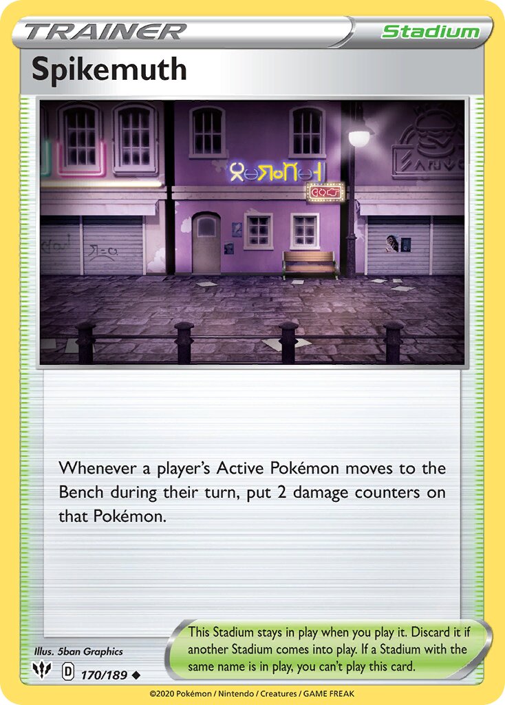 Spikemuth 170/189 — Darkness Ablaze (English Pokémon TCG card)