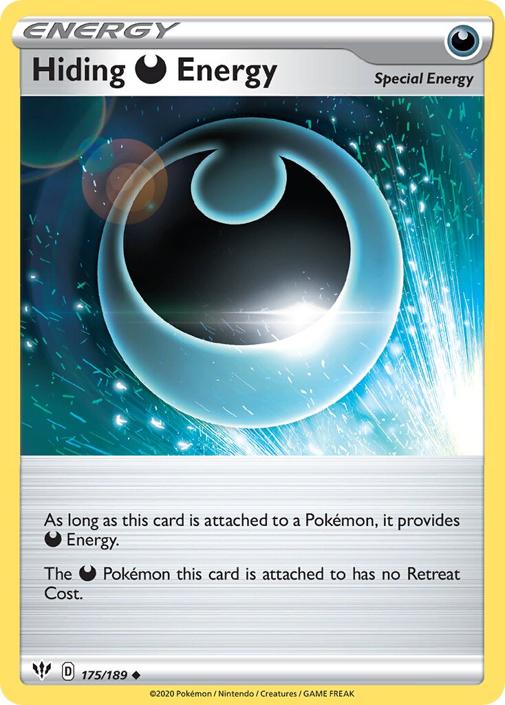 Hiding Darkness Energy 175/189 — Darkness Ablaze (English Pokémon TCG card)