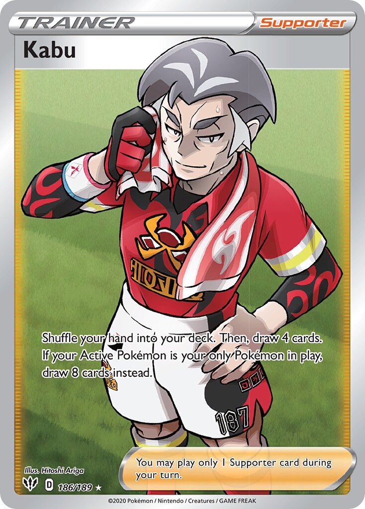 Kabu 186/189 — Darkness Ablaze (English Pokémon TCG card)