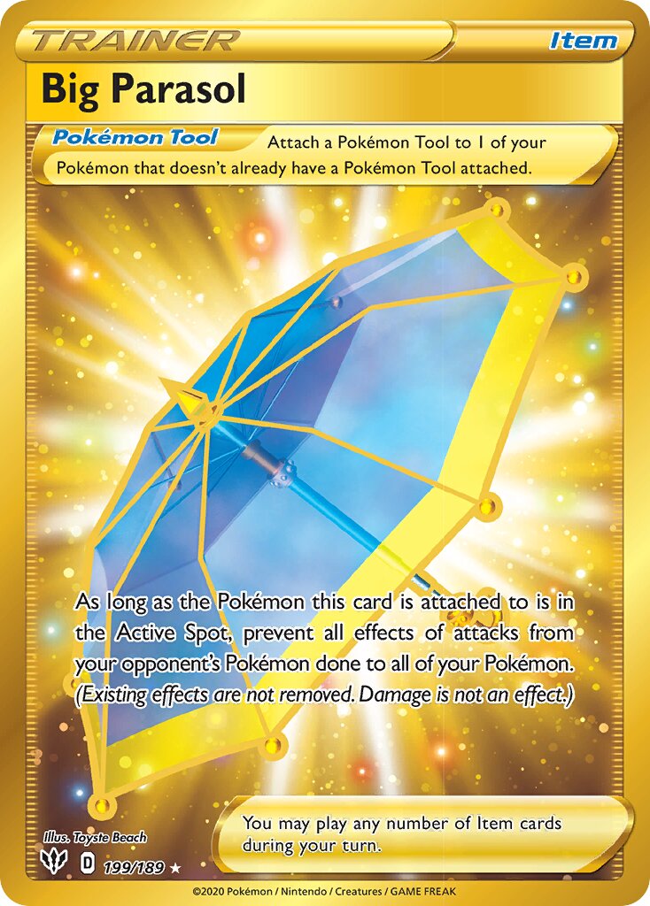 Big Parasol 199/189 — Darkness Ablaze (English Pokémon TCG card)