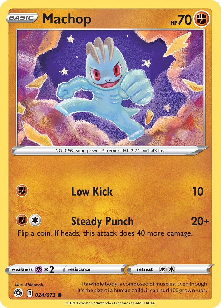 Machop 024/73 — Champion's Path (English Pokémon TCG card)