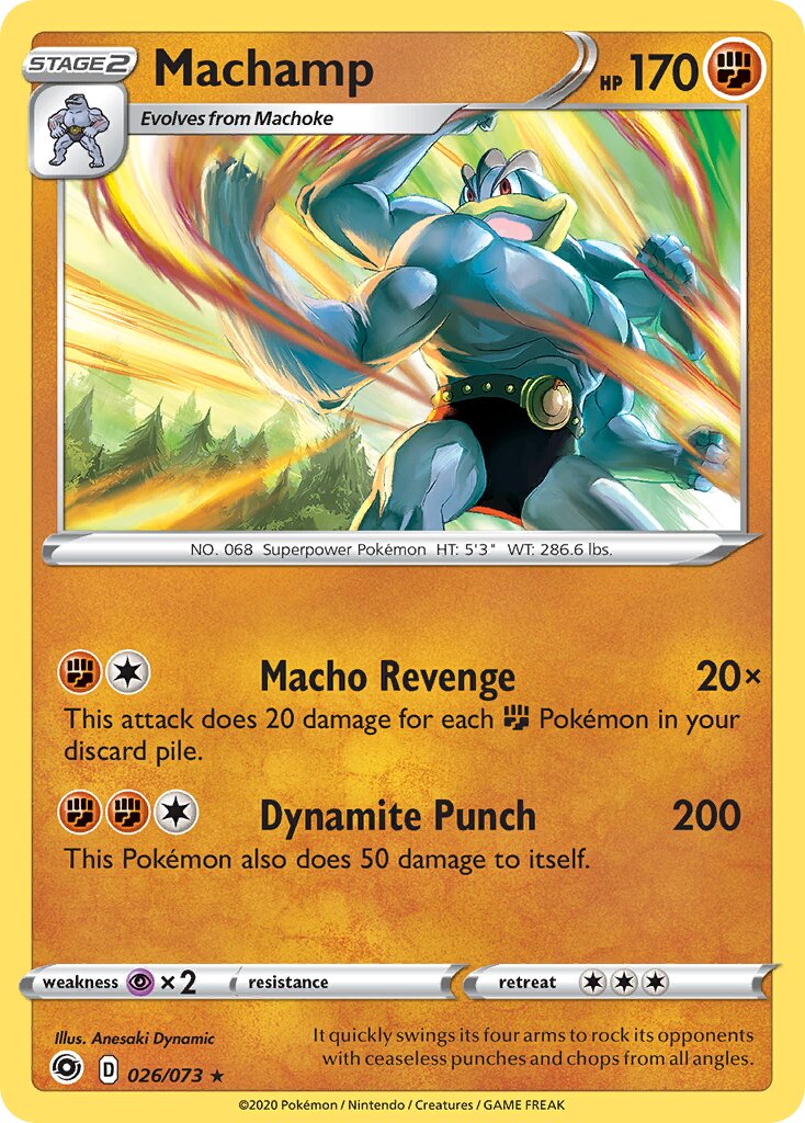 Machamp 026/73 — Champion's Path (English Pokémon TCG card)