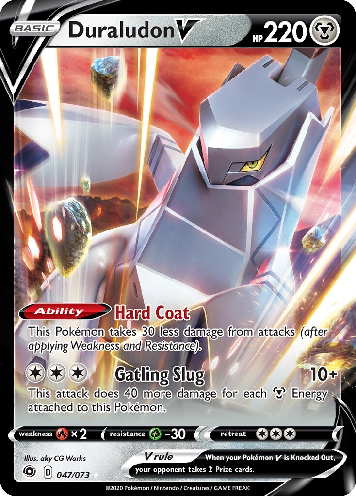 Duraludon V 047/73 — Champion's Path (English Pokémon TCG card)