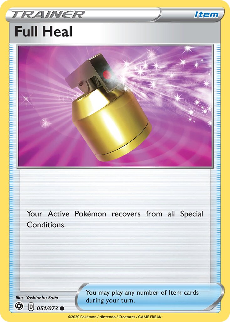 Full Heal 051/73 — Champion's Path (English Pokémon TCG card)