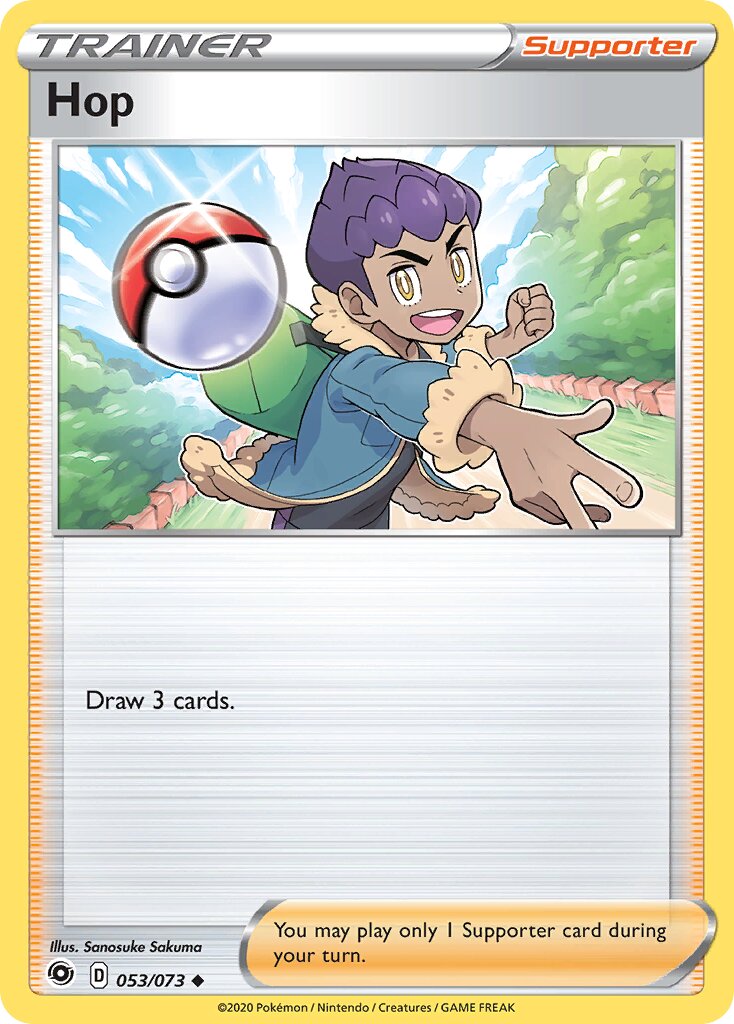 Hop 053/73 — Champion's Path (English Pokémon TCG card)