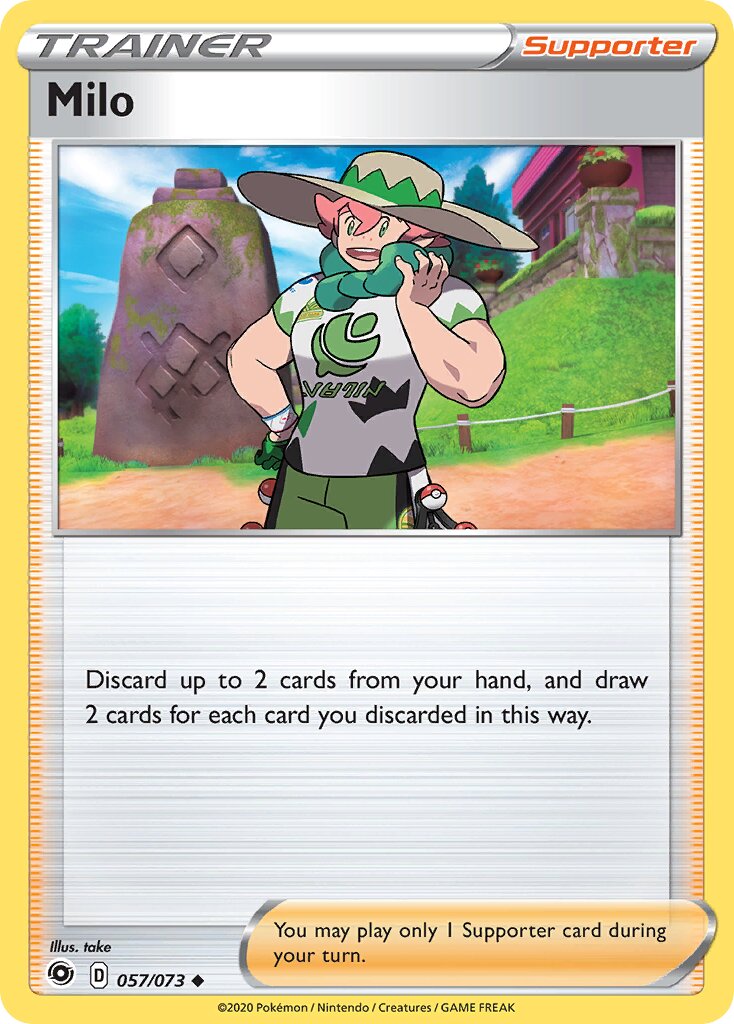 Milo 057/73 — Champion's Path (English Pokémon TCG card)