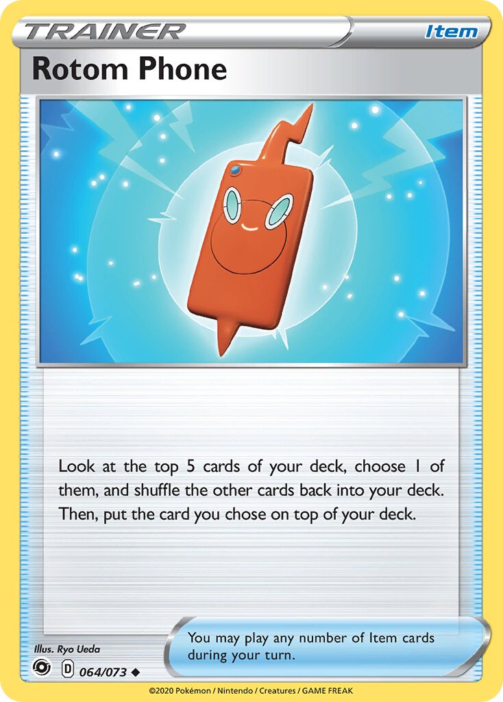 Rotom Phone 064/73 — Champion's Path (English Pokémon TCG card)