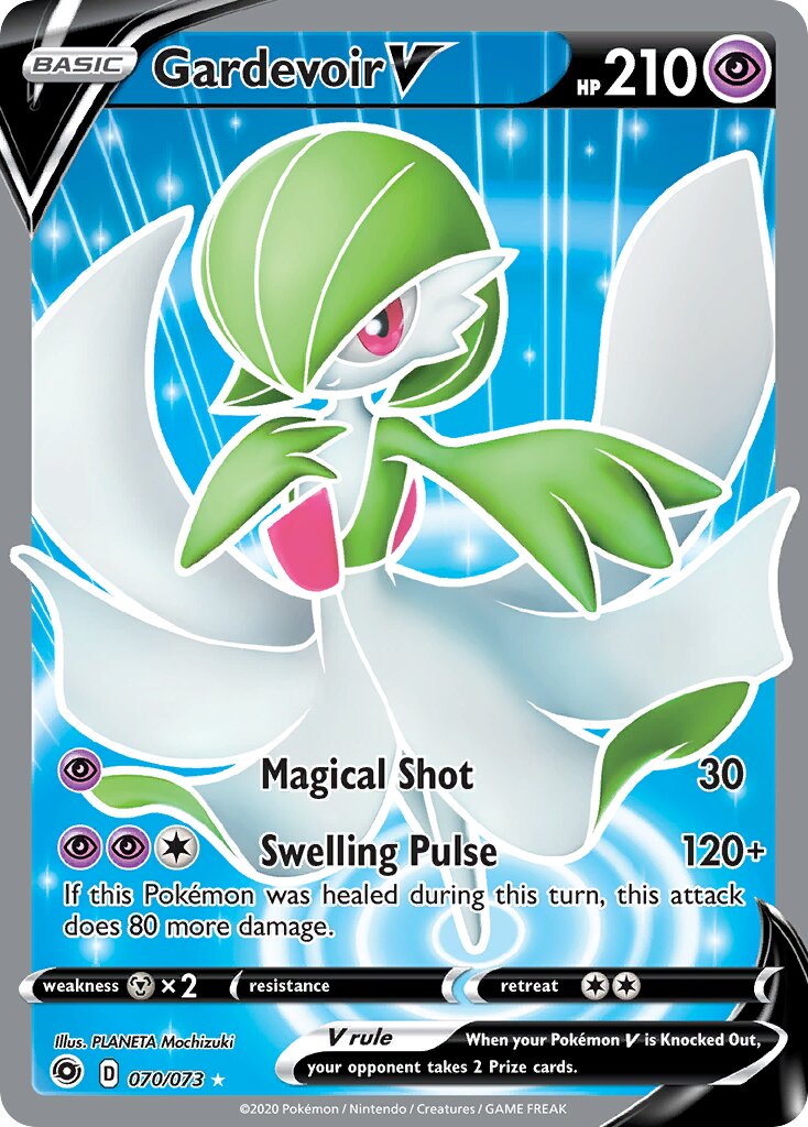 Gardevoir V 070/73 — Champion's Path (English Pokémon TCG card)