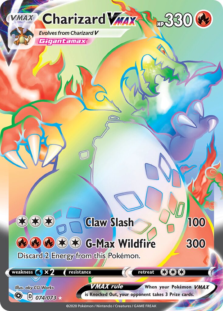 Charizard VMAX 074/73 — Champion's Path (English Pokémon TCG card)