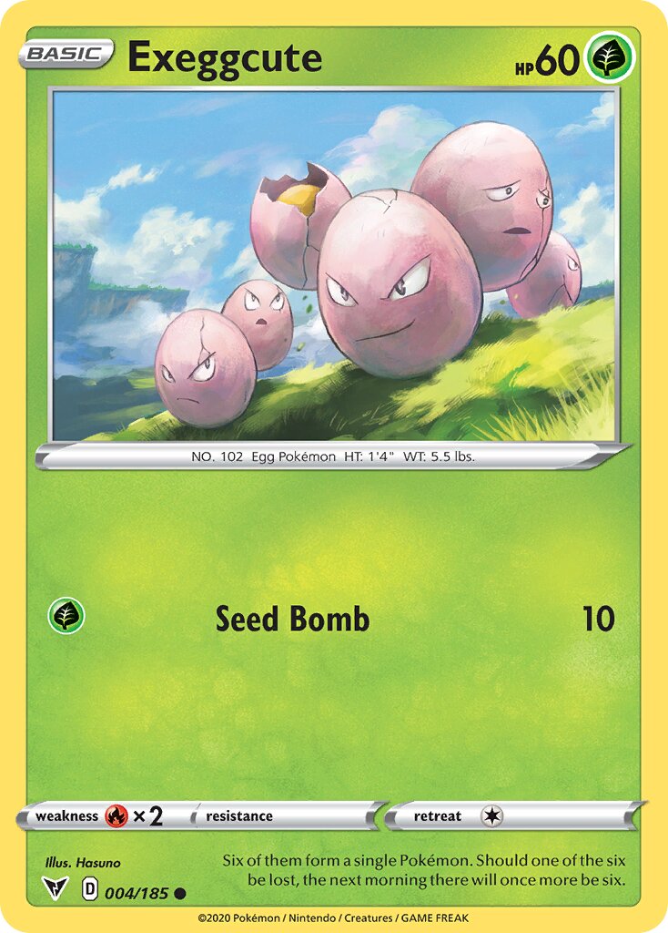 Exeggcute 004/185 — Vivid Voltage (English Pokémon TCG card)