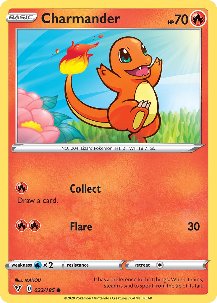 Charmander 023/185 — Vivid Voltage (English Pokémon TCG card)