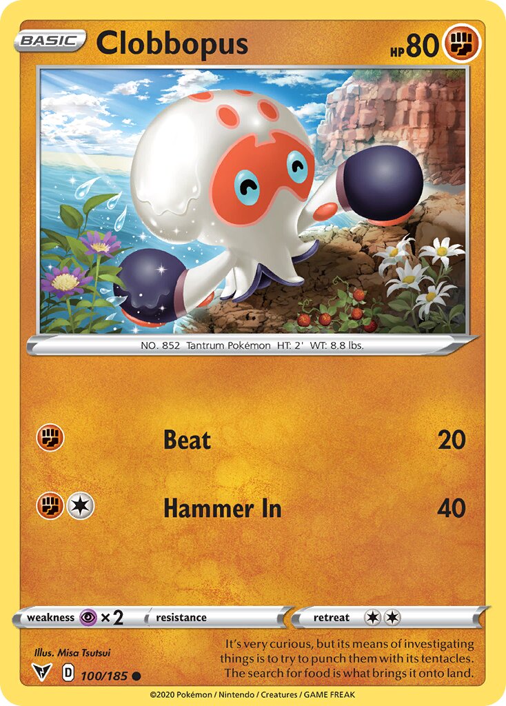 Clobbopus 100/185 — Vivid Voltage (English Pokémon TCG card)