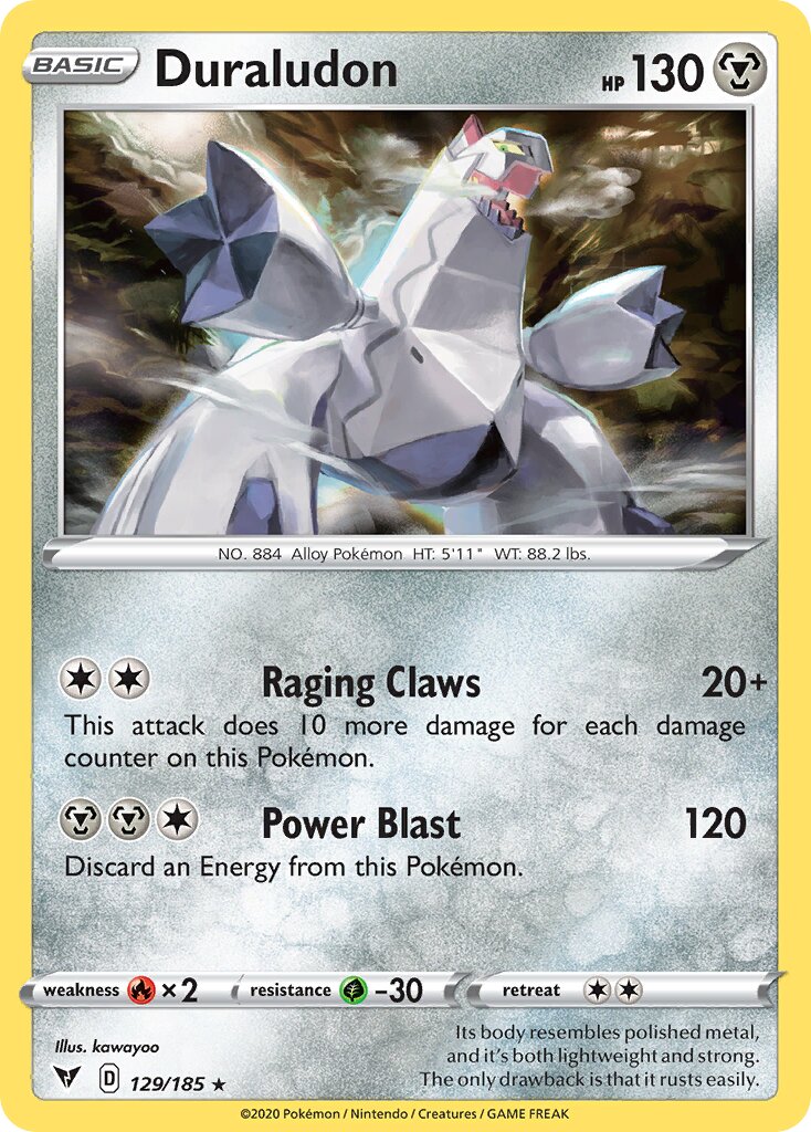 Duraludon 129/185 — Vivid Voltage (English Pokémon TCG card)