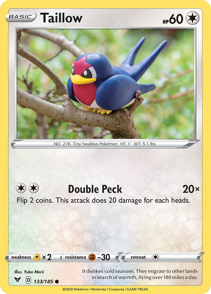 Taillow 133/185 — Vivid Voltage (English Pokémon TCG card)