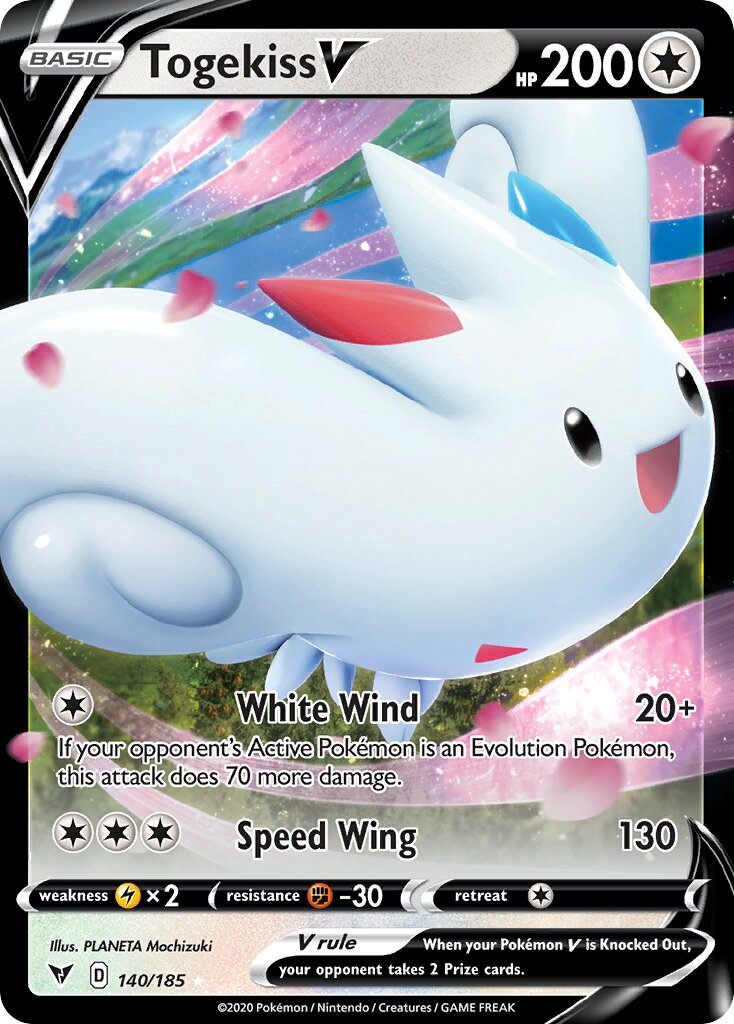 Togekiss V 140/185 — Vivid Voltage (English Pokémon TCG card)