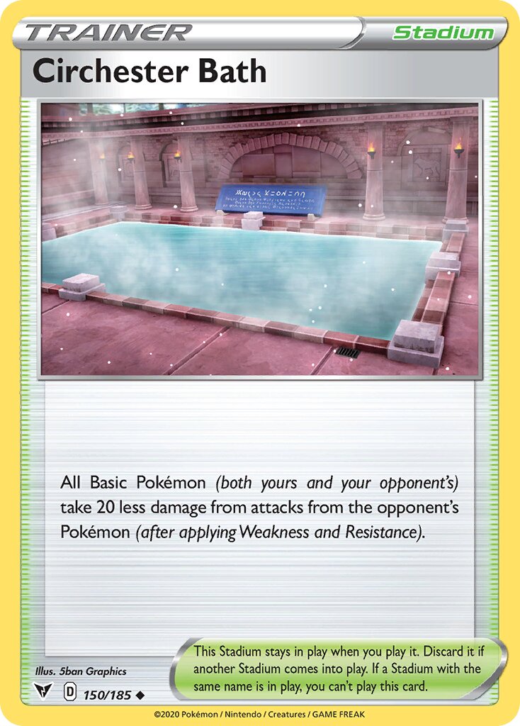 Circhester Bath 150/185 — Vivid Voltage (English Pokémon TCG card)