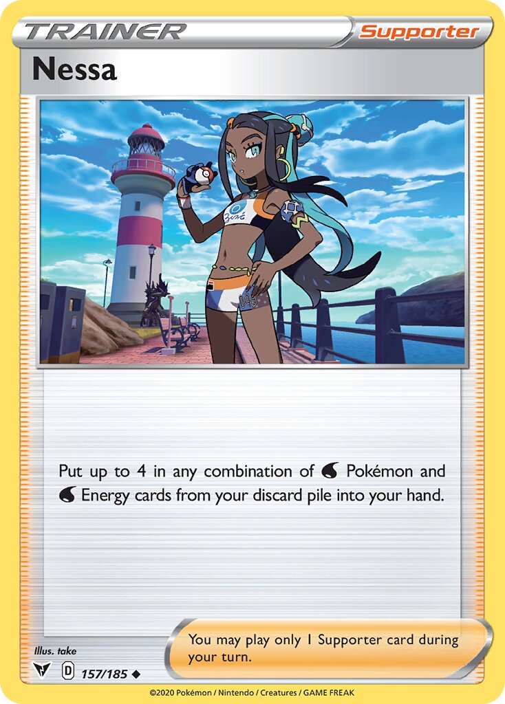 Nessa 157/185 — Vivid Voltage (English Pokémon TCG card)