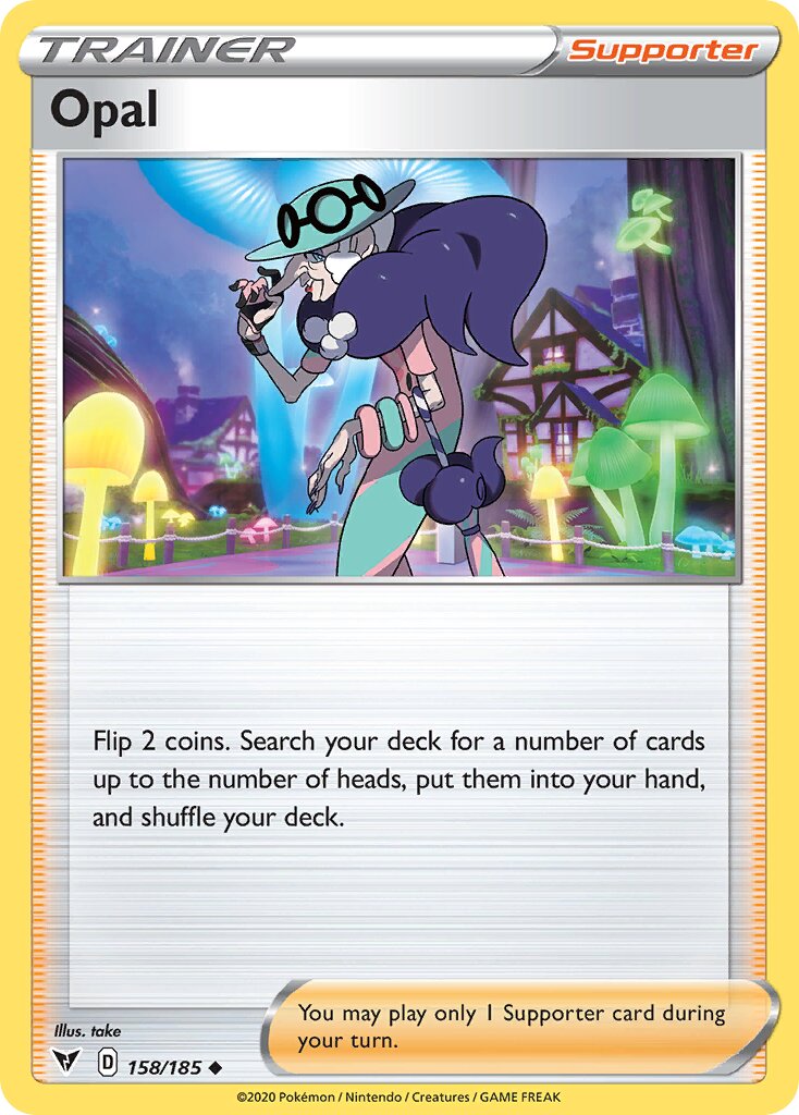Opal 158/185 — Vivid Voltage (English Pokémon TCG card)